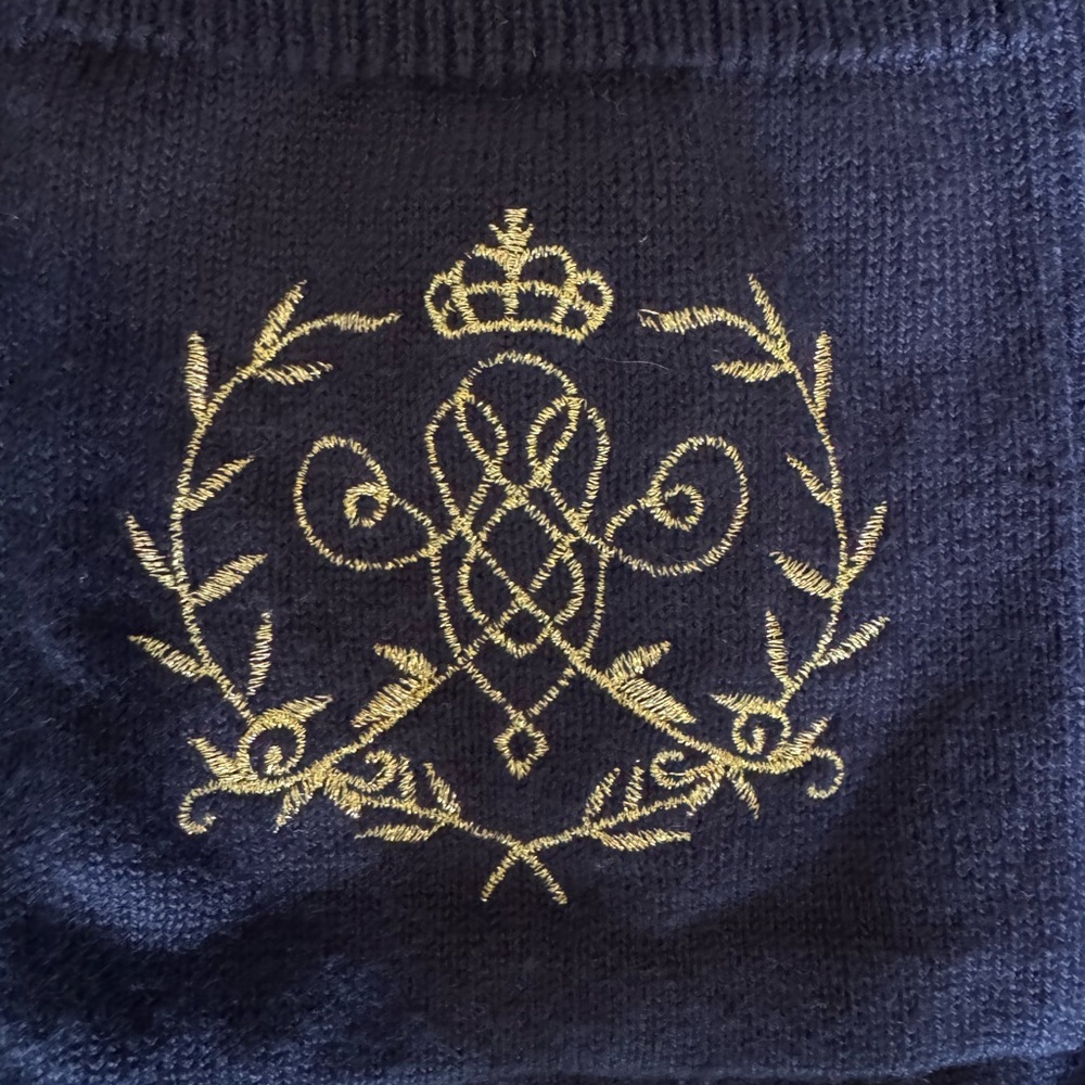 Vintage Prophecy Petites Navy Cardigan Size PM Made in USA - Picture 2 of 5